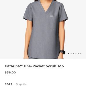 FIGS graphite Grey scrub set